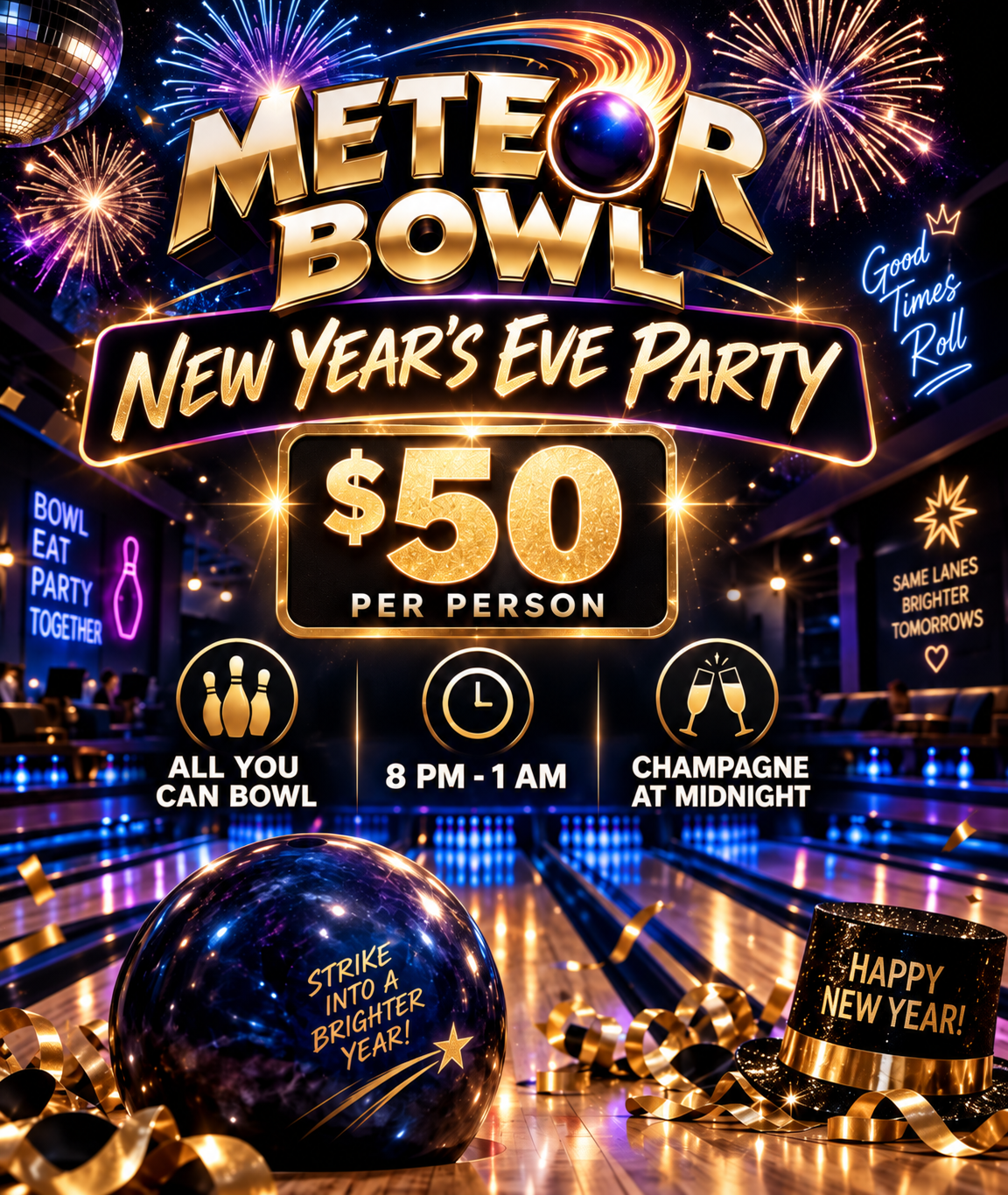 Party with us on New Years Eve!